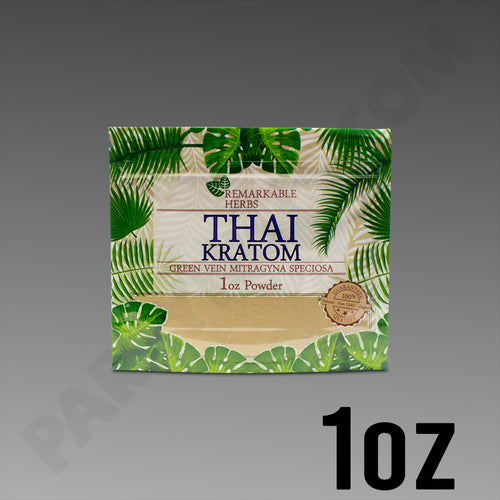 Remarkable Herbs Thai Green Vein 1 oz Powder - Natty Supps