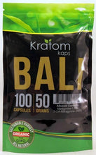 Load image into Gallery viewer, Kratom Kaps Bali Red Vein 60g 100 ct Capsules - Natty Supps