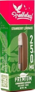 Green Roads Free The Leaf Strawberry Lemonade 250mg Cartridge - Natty Supps